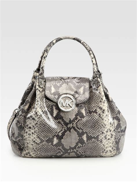 michael kors 2015 sac|Michael Kors snakeskin bag.